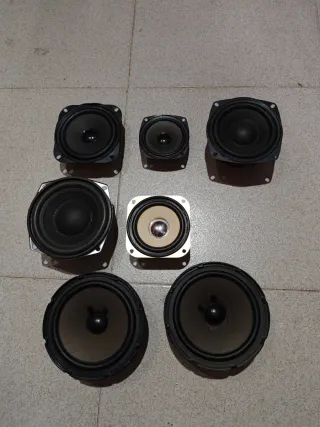 Altavoces varios tamaños