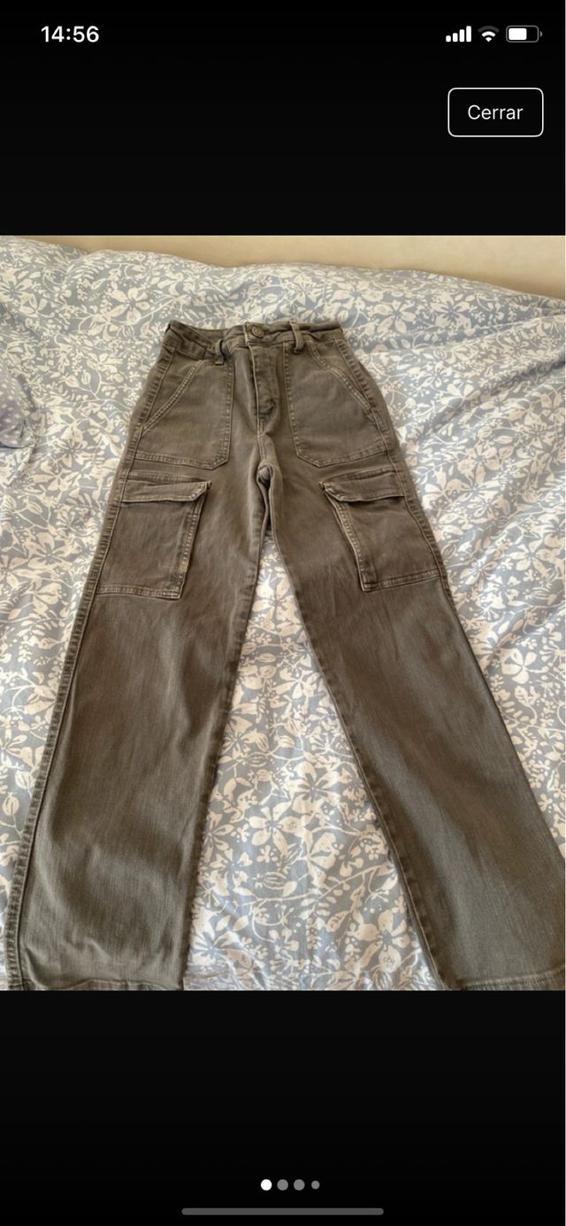 Pantalones cargo NOON gris