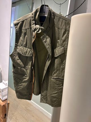 Chaleco Zara Verde Talla L