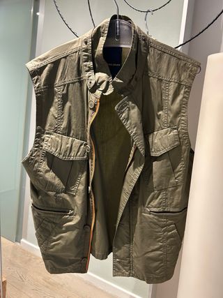Chaleco Zara Verde Talla L