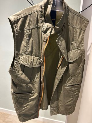 Chaleco Zara Verde Talla L