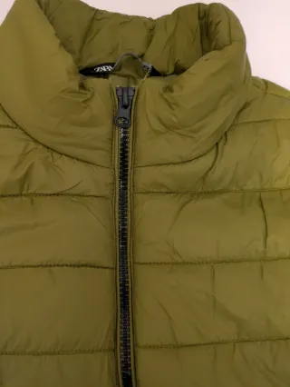 Chaleco Zara Verde Oliva