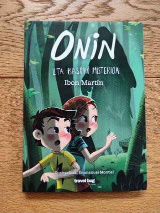 Libro ONIN ETA BASOKO MISTERIOA Liburu + chapa