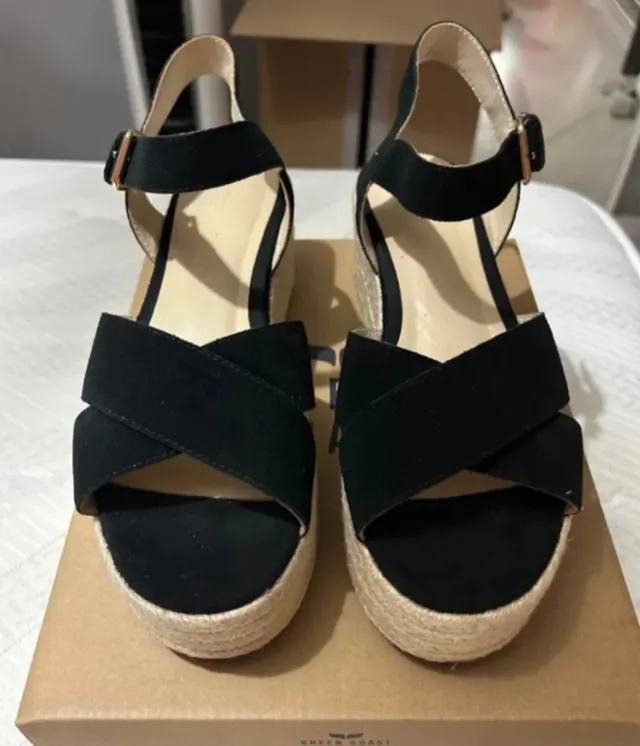 Sandalias cuña Green Coast
