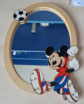 Specchio con Topolino e Pallone