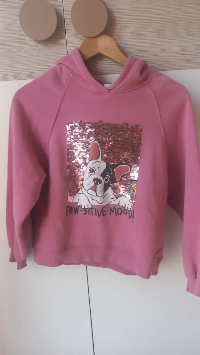 Sudadera niña Zara con lentejuelas