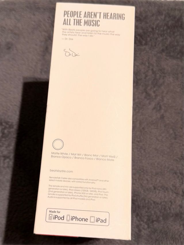 Auriculares Beats EP Blancos y Grises