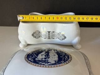 Joyero porcelana grande decorado