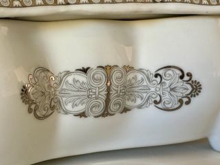 Joyero porcelana grande decorado
