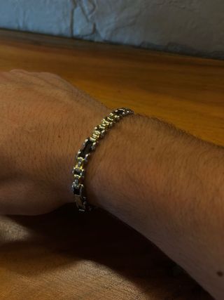 Bracciale da uomo 2Jewels nero e argento