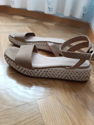 Alpargatas taupé Talla 38