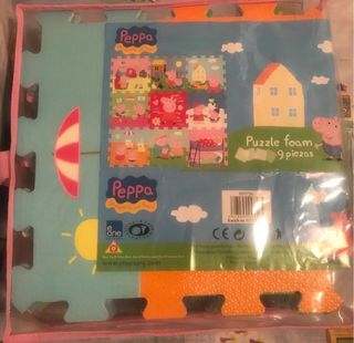 Puzzle Foam Gigante Peppa Pig 9 Piezas