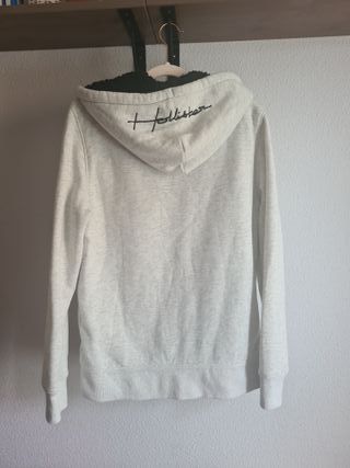 Sudadera Hollister Gris Talla M