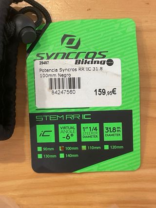 Potencia Syncros 110mm