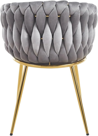 Set 2 Sedie per Sala da Pranzo con Rivestimento in