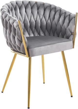 Set 2 Sedie per Sala da Pranzo con Rivestimento in