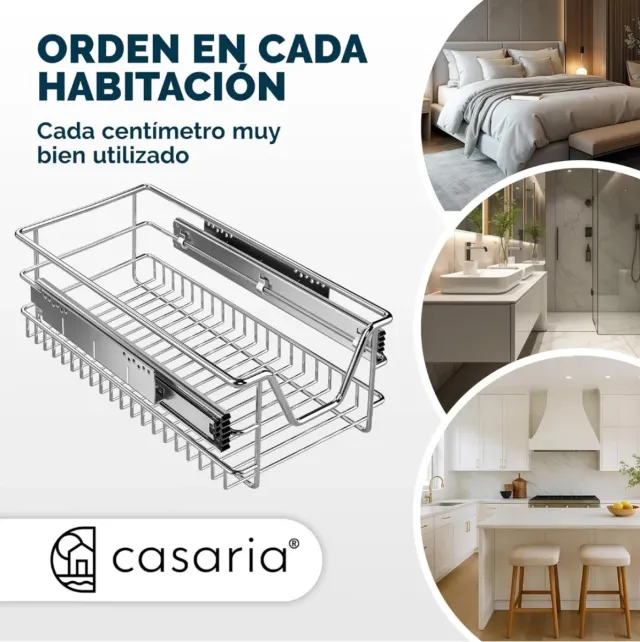 Bandeja Cajón Metálica Telescópica