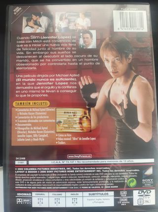 DVD Nunca Más (Jennifer Lopez)