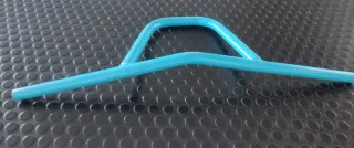 Manillar de bicicleta azul