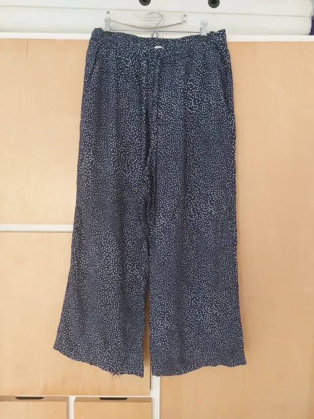 Pantalón ancho estampado verano