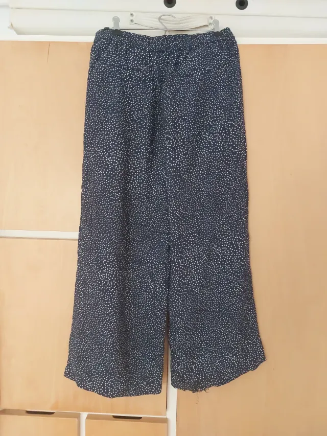 Pantalón ancho estampado verano