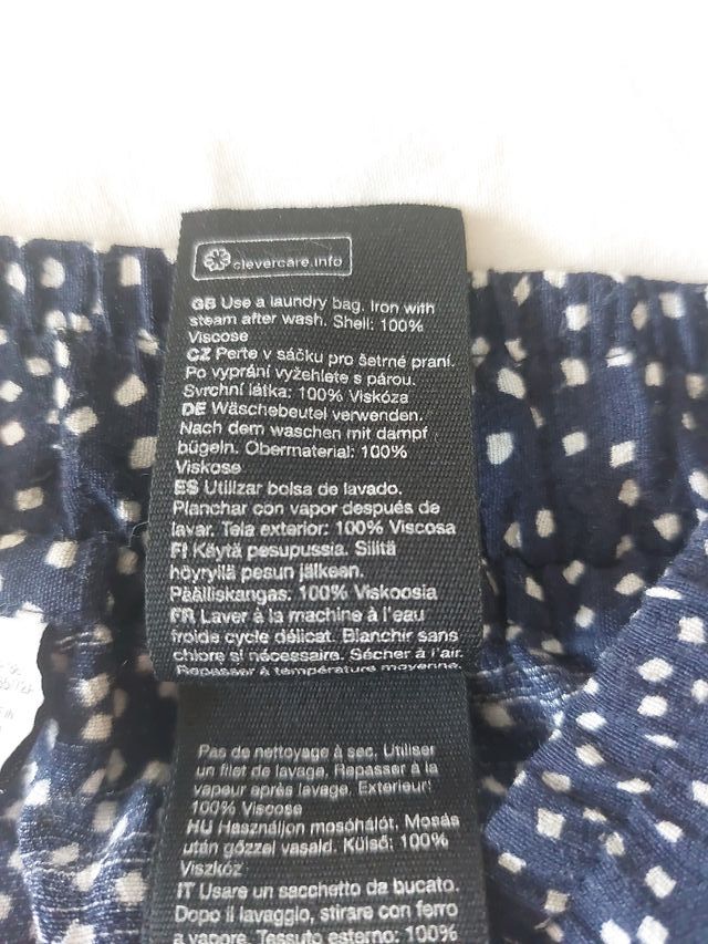 Pantalón ancho estampado verano