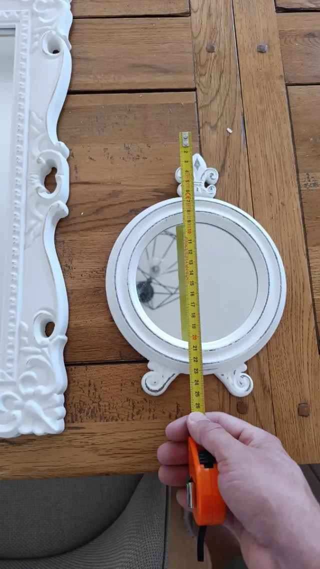 Marco de fotos decorativo blanco