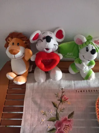 Peluche Leone e Topi