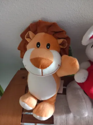 Peluche Leone e Topi
