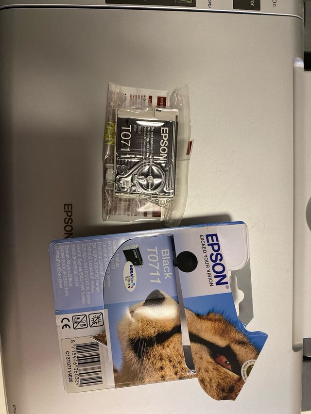 Tinta nueva Epson Stylus DX5000 color negro.