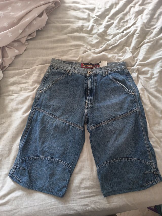 Pantalón JNCO Jeans Azul Corto