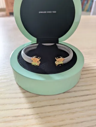 Pulsera Esclava Tous Oro y Plata