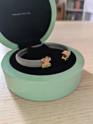 Pulsera Esclava Tous Oro y Plata