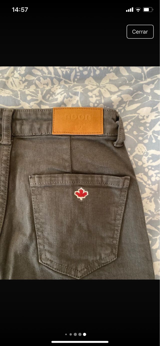 Pantalones rectos gris Noon