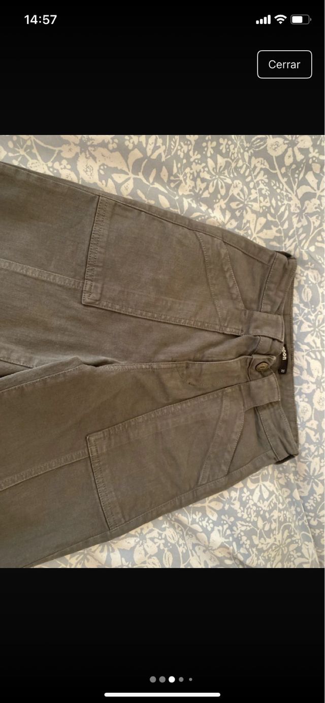 Pantalones rectos gris Noon