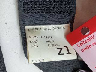 CINTURON SEGURIDAD TRASERO DERECHO CITROEN C4 AIRCROSS