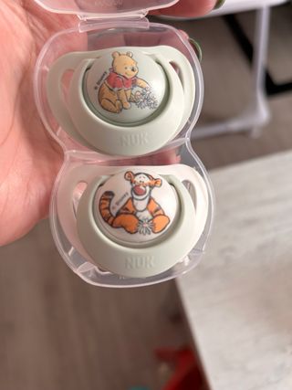 Set 4 ciucci Chicco/Nuk 2-6 mesi