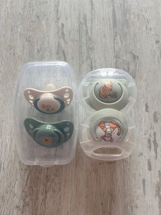Set 4 ciucci Chicco/Nuk 2-6 mesi