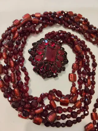 Cintura vintage bordeaux