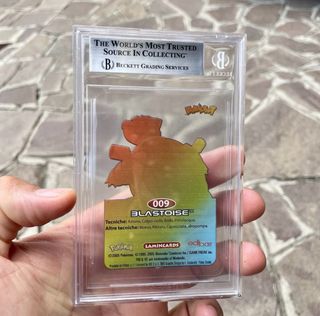 Pokemon Lamincard Blastoise 2005 BGS 8.5