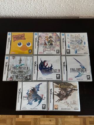 PACK Final Fantasy DS PRECINTADOS PAL ESP