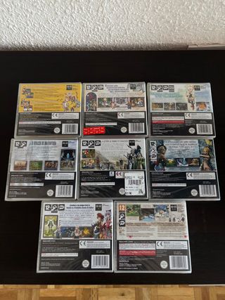 PACK Final Fantasy DS PRECINTADOS PAL ESP