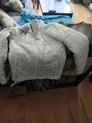 Chaqueta Columbia Blanca Mujer