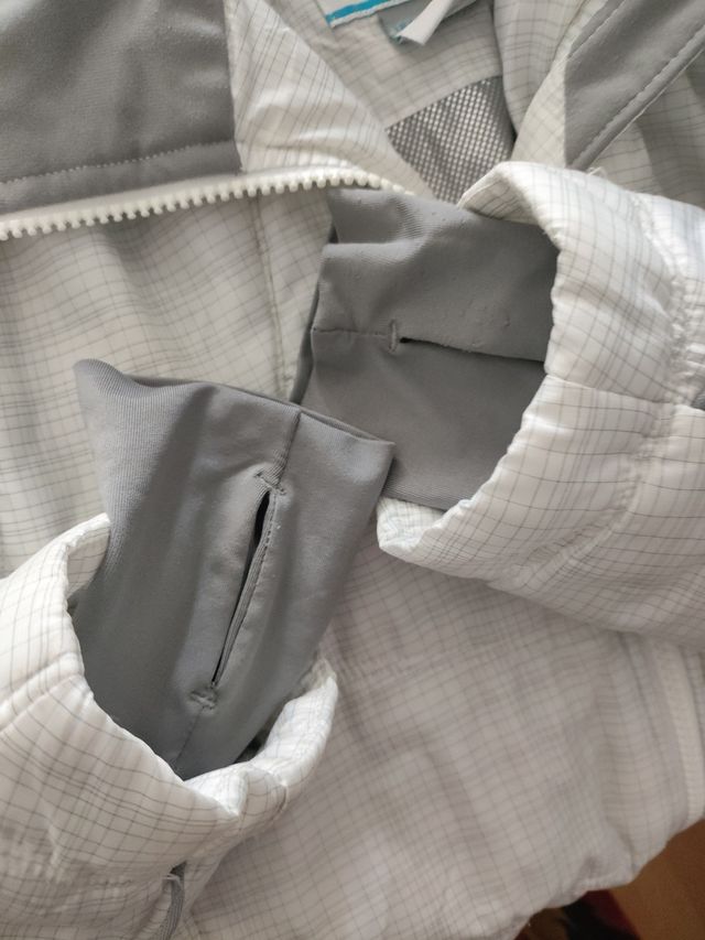 Chaqueta Columbia Blanca Mujer