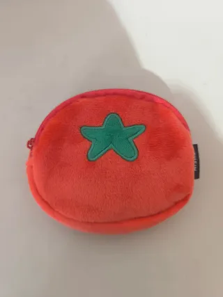 Monedero peluche tomate