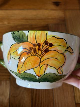 Coppia tazze grandi doppio manico