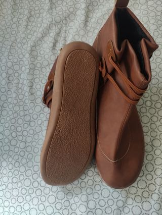 Botines marrones mujer