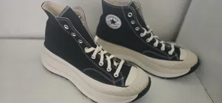 Converse plataforma negras