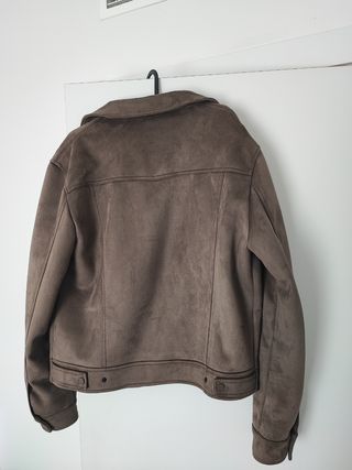 Chaqueta Zara efecto ante marrón Talla L