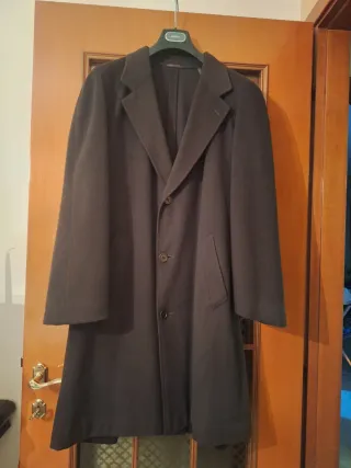 Cappotto Uomo Puro Cashmere Marrone